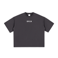 STAR* BOXY TEE - black