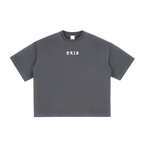 STAR* BOXY TEE - haze grey