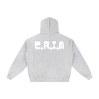 STAR* ZIP*UP HOODIE - grey