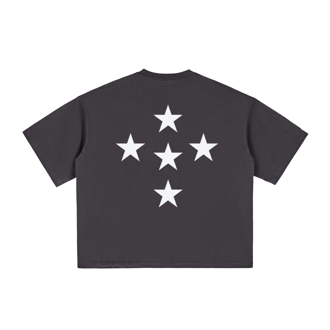 STAR* BOXY TEE - black
