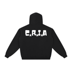 STAR* ZIP*UP HOODIE - black